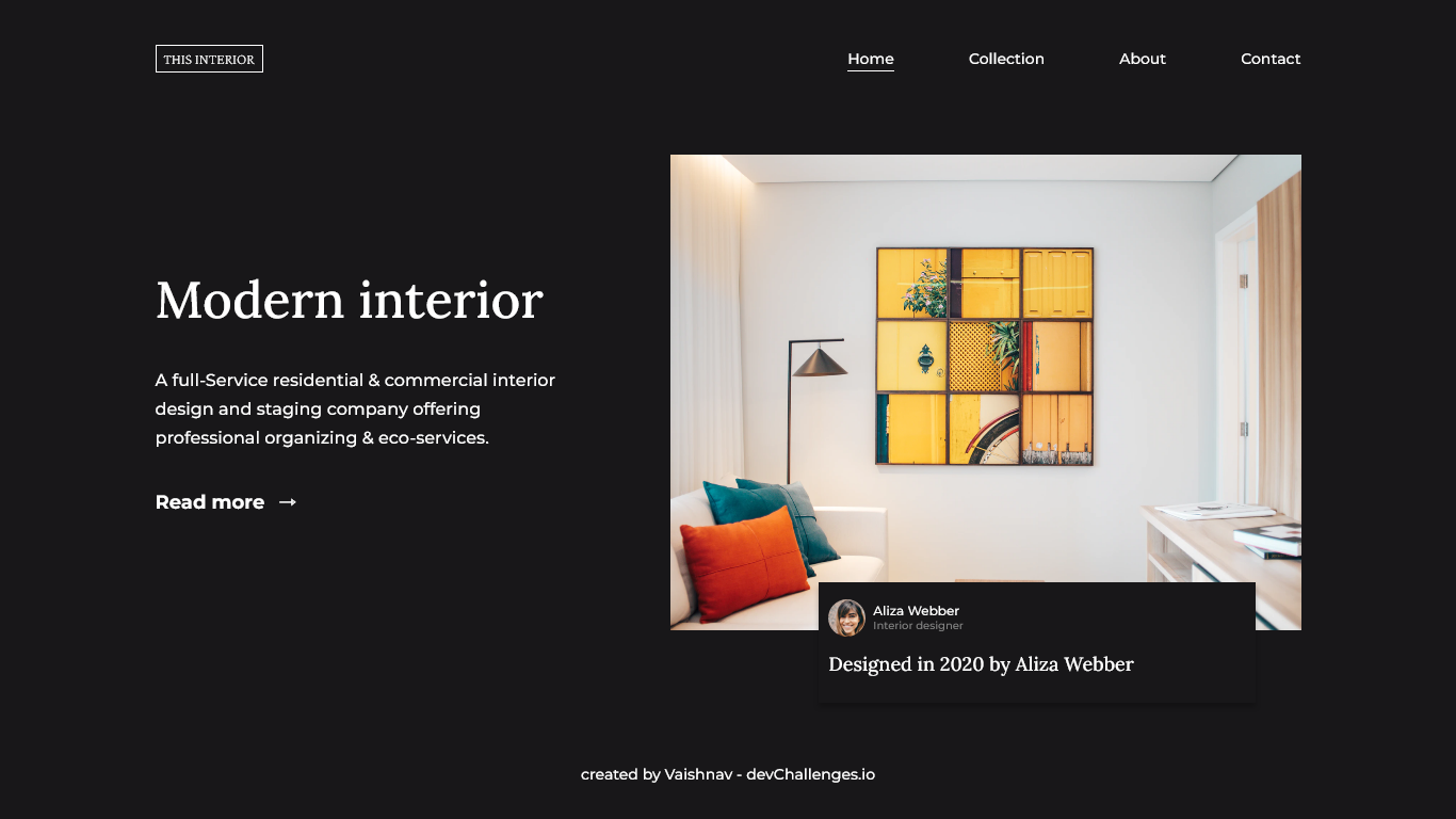 interior consultant page